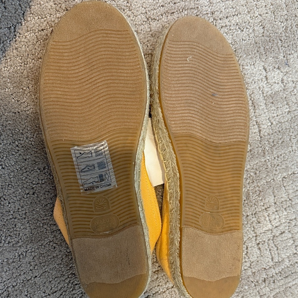 NWOB Soludos Women's Sherbet Orange Espadrilles size 7 - Picture 5 of 5